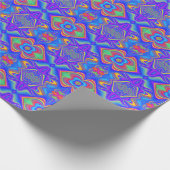 Summerfeeling , Abstrakt 3D Rainbowart Geschenkpapier (Ecke)