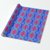 Summerfeeling , Abstrakt 3D Rainbowart Geschenkpapier (Ungerollt)