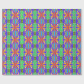 Summerfeeling , Abstrakt 3D Rainbowart Geschenkpapier (Flach)