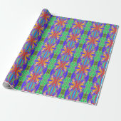 Summerfeeling , Abstrakt 3D Rainbowart Geschenkpapier (Ungerollt)