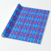 Summerfeeling , Abstrakt 3D Rainbowart Geschenkpapier (Ungerollt)