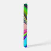 Summerfeeling , Abstrakt 3D Rainbowart iPhone 15 Hülle (Rechte Seite)