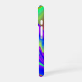 Summerfeeling , Abstrakt 3D Rainbowart iPhone 16 Hülle (Linke Seite)