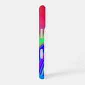 Summerfeeling , Abstrakt 3D Rainbowart iPhone 16 Hülle (Rechte Seite)