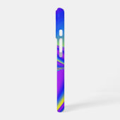 Summerfeeling , Abstrakt 3D Rainbowart iPhone 16 Hülle (Linke Seite)
