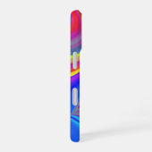 Summerfeeling , Abstrakt 3D Rainbowart iPhone 16 Hülle (Rechte Seite)