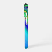 Summerfeeling , Abstrakt 3D Rainbowart iPhone 16 Hülle (Linke Seite)