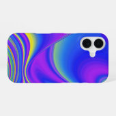 Summerfeeling , Abstrakt 3D Rainbowart iPhone 16 Hülle (Rückseite (Horizontal))
