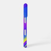 Summerfeeling , Abstrakt 3D Rainbowart iPhone 16 Hülle (Rechte Seite)