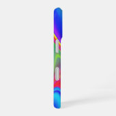 Summerfeeling , Abstrakt 3D Rainbowart iPhone 16 Hülle (Rechte Seite)