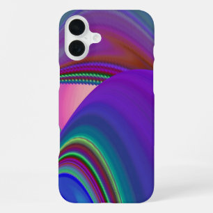 Summerfeeling , Abstrakt 3D Rainbowart iPhone 16 Plus Hülle