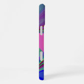 Summerfeeling , Abstrakt 3D Rainbowart iPhone Hülle (Rechte Seite)