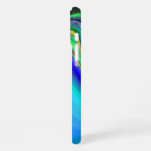 Summerfeeling , Abstrakt 3D Rainbowart iPhone Hülle (Linke Seite)