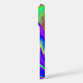 Summerfeeling , Abstrakt 3D Rainbowart iPhone Hülle (Linke Seite)