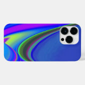 Summerfeeling , Abstrakt 3D Rainbowart iPhone Hülle (Rückseite (Horizontal))