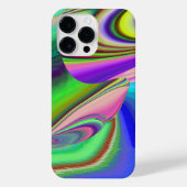 Summerfeeling , Abstrakt 3D Rainbowart iPhone Hülle (Rückseite)