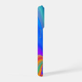Summerfeeling , Abstrakt 3D Rainbowart iPhone Hülle (Rechte Seite)