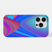 Summerfeeling , Abstrakt 3D Rainbowart iPhone Hülle (Rückseite (Horizontal))