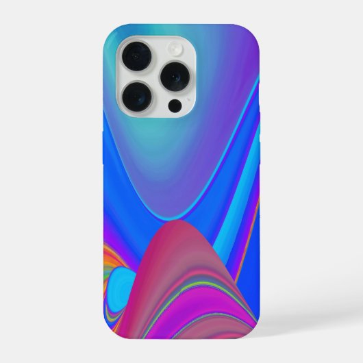Summerfeeling , Abstrakt 3D Rainbowart iPhone Hülle (Rückseite)
