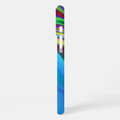 Summerfeeling , Abstrakt 3D Rainbowart iPhone Hülle (Linke Seite)