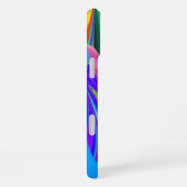 Summerfeeling , Abstrakt 3D Rainbowart iPhone Hülle (Rechte Seite)