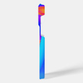 Summerfeeling , Abstrakt 3D Rainbowart iPhone Hülle (Linke Seite)