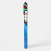 Summerfeeling , Abstrakt 3D Rainbowart iPhone Hülle (Linke Seite)