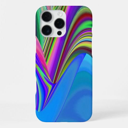 Summerfeeling , Abstrakt 3D Rainbowart iPhone Hülle (Rückseite)