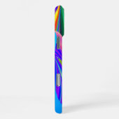 Summerfeeling , Abstrakt 3D Rainbowart iPhone Hülle (Rechte Seite)
