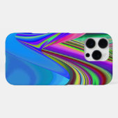 Summerfeeling , Abstrakt 3D Rainbowart iPhone Hülle (Rückseite (Horizontal))