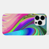 Summerfeeling , Abstrakt 3D Rainbowart iPhone Hülle (Rückseite (Horizontal))
