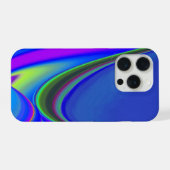 Summerfeeling , Abstrakt 3D Rainbowart iPhone Hülle (Rückseite (Horizontal))