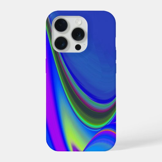 Summerfeeling , Abstrakt 3D Rainbowart iPhone Hülle (Rückseite)