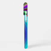 Summerfeeling , Abstrakt 3D Rainbowart iPhone Hülle (Linke Seite)
