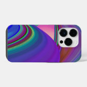 Summerfeeling , Abstrakt 3D Rainbowart iPhone Hülle (Rückseite (Horizontal))