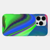Summerfeeling , Abstrakt 3D Rainbowart iPhone Hülle (Rückseite (Horizontal))