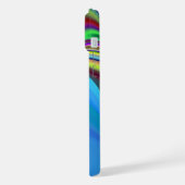Summerfeeling , Abstrakt 3D Rainbowart iPhone Hülle (Linke Seite)