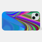 Summerfeeling , Abstrakt 3D Rainbowart iPhone Hülle (Rückseite (Horizontal))