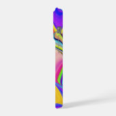 Summerfeeling , Abstrakt 3D Rainbowart iPhone Hülle (Linke Seite)