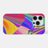 Summerfeeling , Abstrakt 3D Rainbowart iPhone Hülle (Rückseite (Horizontal))