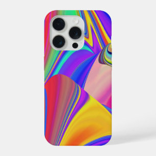 Summerfeeling , Abstrakt 3D Rainbowart iPhone 15 Pro Hülle