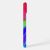 Summerfeeling , Abstrakt 3D Rainbowart iPhone Hülle (Rechte Seite)