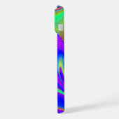 Summerfeeling , Abstrakt 3D Rainbowart iPhone Hülle (Linke Seite)