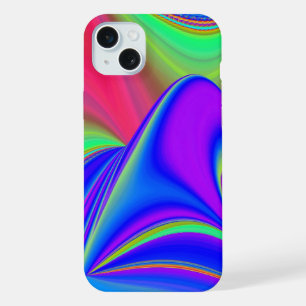 Summerfeeling , Abstrakt 3D Rainbowart iPhone 15 Plus Hülle