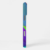 Summerfeeling , Abstrakt 3D Rainbowart iPhone Hülle (Rechte Seite)