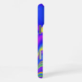 Summerfeeling , Abstrakt 3D Rainbowart iPhone Hülle (Rechte Seite)