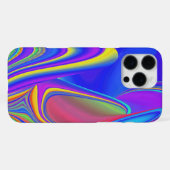 Summerfeeling , Abstrakt 3D Rainbowart iPhone Hülle (Rückseite (Horizontal))