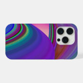 Summerfeeling , Abstrakt 3D Rainbowart iPhone Hülle (Rückseite (Horizontal))