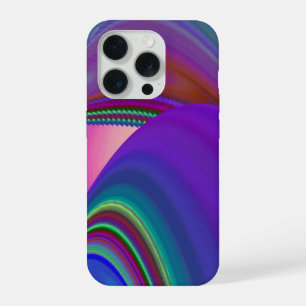 Summerfeeling , Abstrakt 3D Rainbowart iPhone 15 Pro Hülle