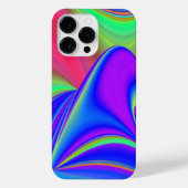 Summerfeeling , Abstrakt 3D Rainbowart iPhone Hülle (Rückseite)